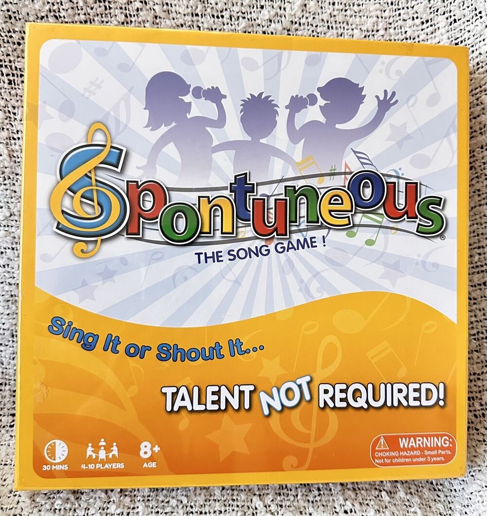 SPONTANEOUS The Board Game of LYRICS and Songs MUSIC LOVERS - NEW SEALED!